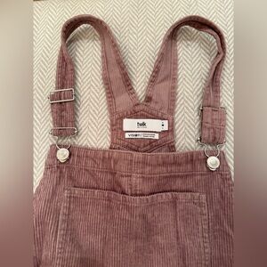Lilac corduroy Twik overalls